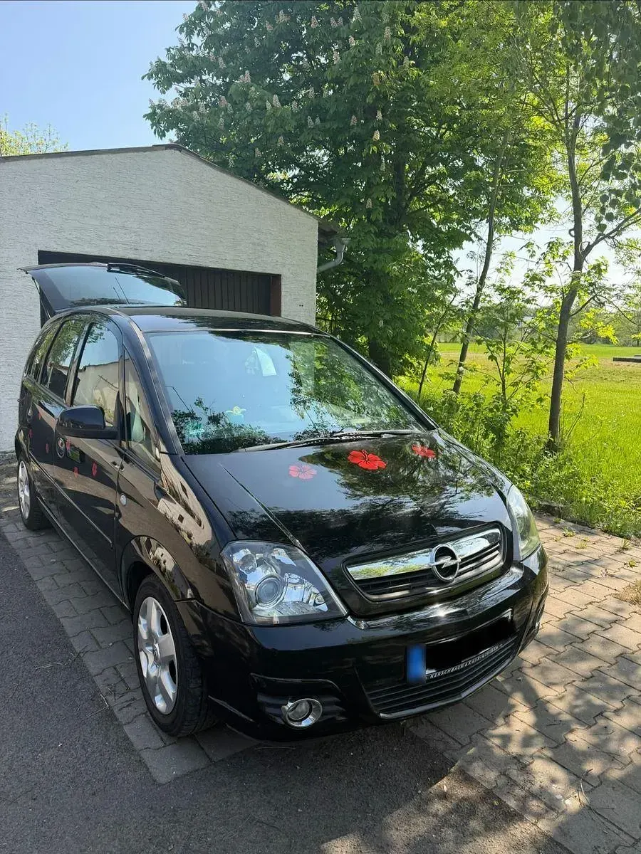 Gebraucht Opel Meriva 90 PS (66 kW) 2009 Schwarz Van / Kleinbus