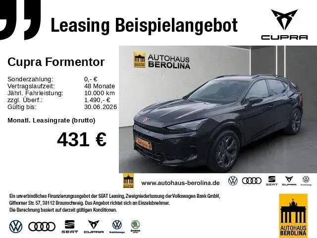 Neu Cupra Formentor 204 PS (150 kW) 2026 Schwarz SUV