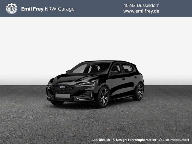 Agate black metallic Neu 2024 Ford Focus Titanium X Limousine | 27.950 € (Guter Preis) - Bild 1/3