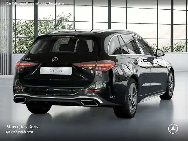 Gebraucht Mercedes C180 AMG 170 PS (125 kW) 2022 Schwarz Limousine