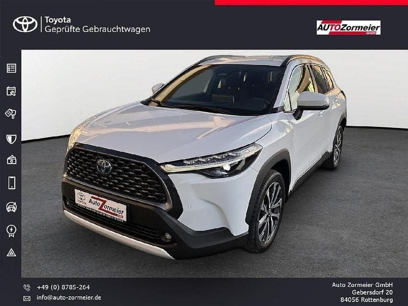 Schneeweiß Gebraucht 2023 Toyota Corolla Cross Team SUV | 27.990 € (Guter Preis) - Bild 1/4