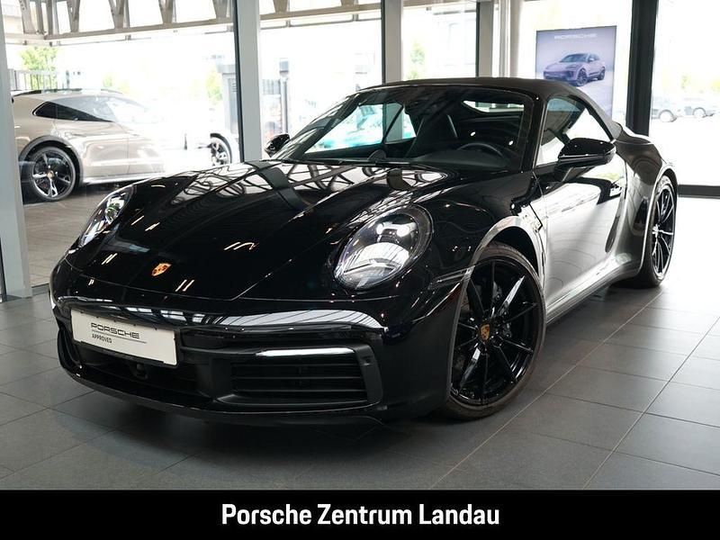 Schwarz Gebraucht 2021 Porsche 911 Carrera Cabriolet Sport Cabrio | 125.911 € (Etwas zu teuer) - Bild 1/4