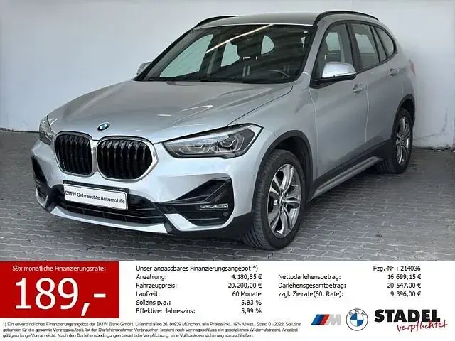 Gebraucht BMW X1 Sport Line 150 PS (110 kW) 2020 Silber SUV