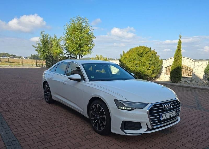 Weiß Gebraucht 2023 Audi A6 Basis Limousine | 32.595 € (Superpreis) - Bild 1/4
