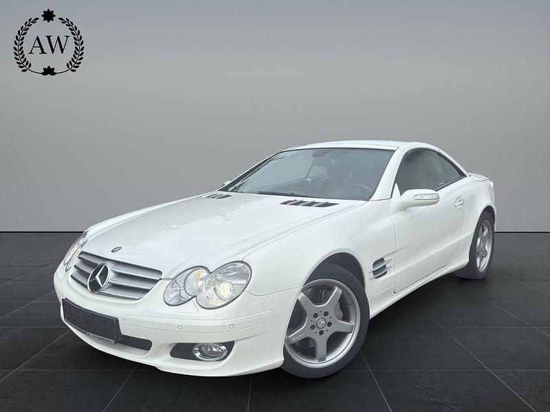 Weiß Gebraucht 2007 Mercedes SL500 Sport Cabrio | 29.999 € (Fairer Preis) - Bild 1/4