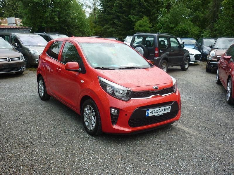 Rot Gebraucht 2020 Kia Picanto DREAM-TEAM Edition Kleinwagen | 10.990 € (Fairer Preis) - Bild 1/4