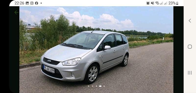 Silber Gebraucht 2007 Ford C-MAX Van / Kleinbus | 1.100 € (Superpreis) - Bild 1/4