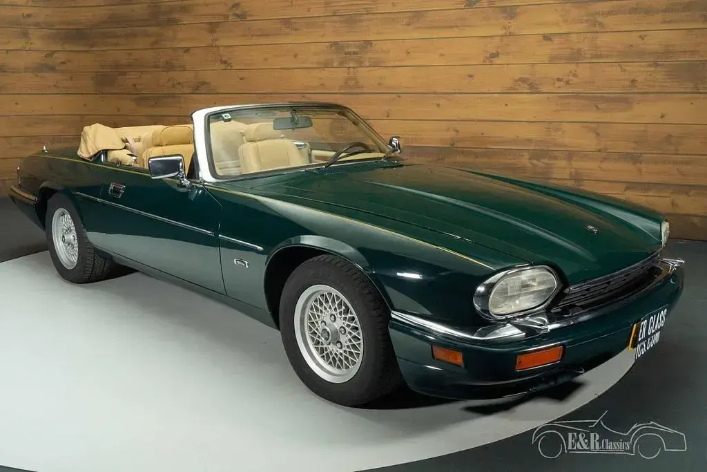 Käytetty Jaguar XJS 226 HP (166 kW) 1994 Vihreä Avoauto