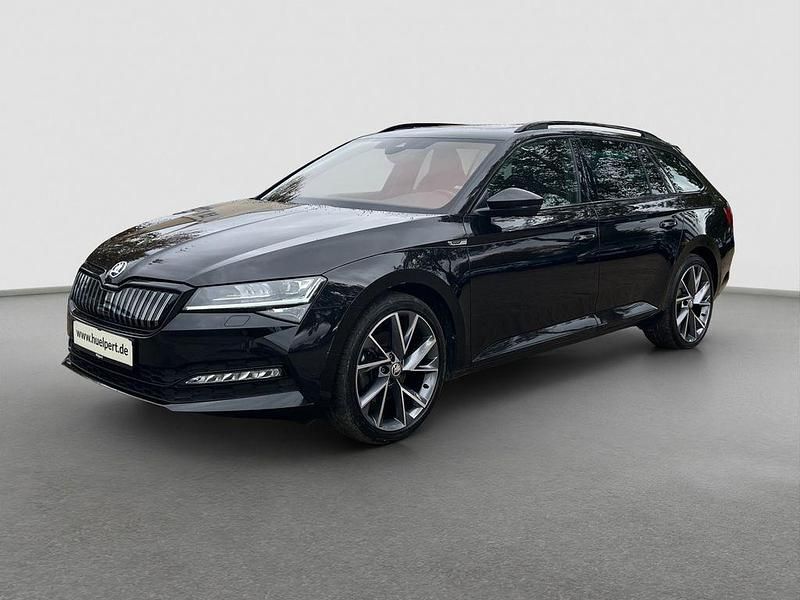 Gebraucht Skoda Superb SportLine 218 PS (160 kW) 2021 Schwarzmagic perleffekt Kombi
