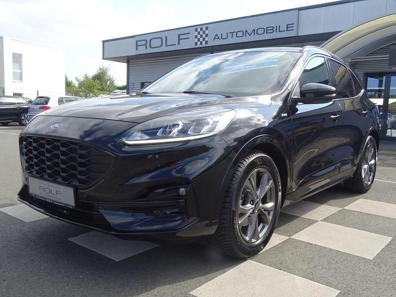 Schwarz obsidianschwarz metallic (metallic) Gebraucht 2020 Ford Kuga ST-Line SUV | 22.980 € (Teuer) - Bild 1/4