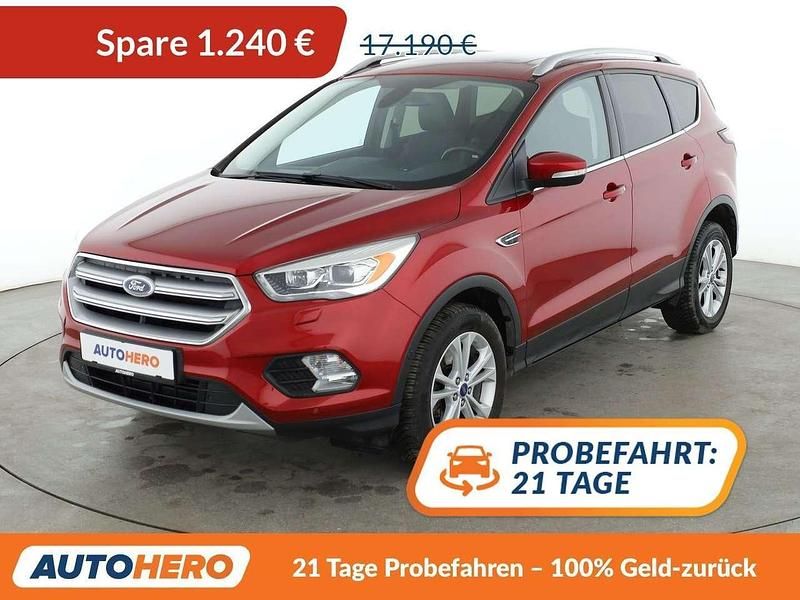 Rot Gebraucht 2017 Ford Kuga Titanium SUV | 15.950 € (Fairer Preis) - Bild 1/3