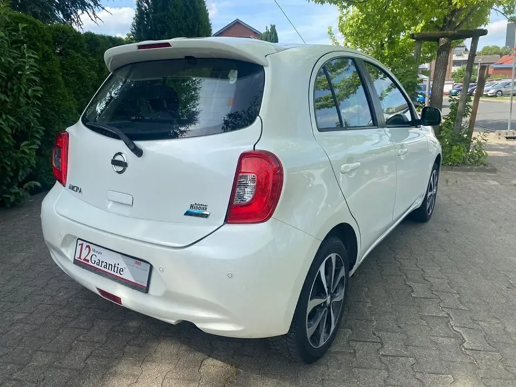 Gebraucht Nissan Micra S 98 PS (72 kW) 2014 Weiß Kleinwagen