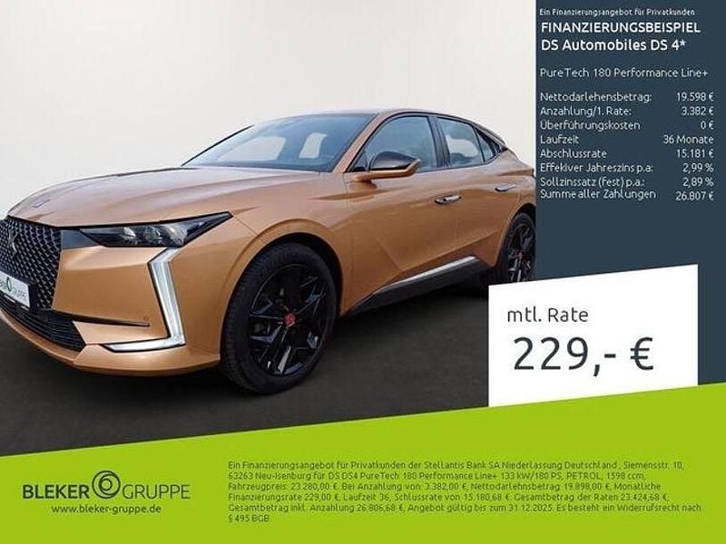 Gold Gebraucht 2022 Citroën DS4 PureTech Kleinwagen | 22.480 € (Fairer Preis) - Bild 1/3