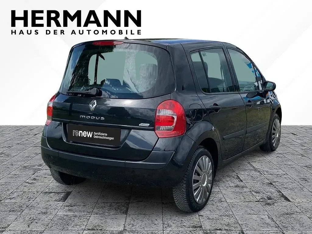 Gebraucht Renault Modus Avantage 75 PS (55 kW) 2008 Perlmuttschwarz (schwarz) Van / Kleinbus