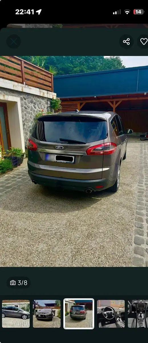 Gebraucht Ford S-MAX Titanium 200 PS (147 kW) 2012 Grau Van / Kleinbus