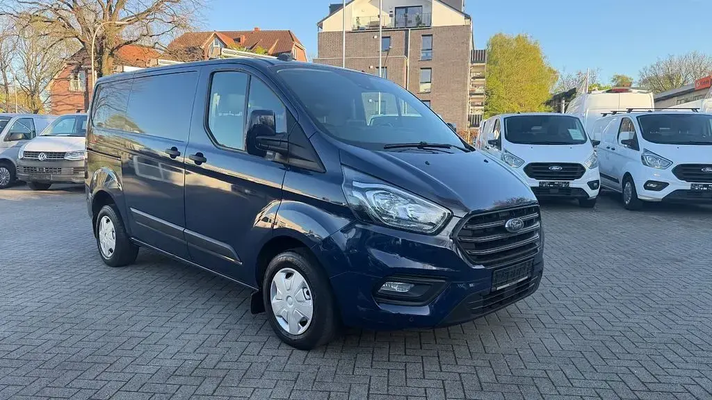 Occasion Ford Transit Custom Trend 131 ch (96 kW) 2021 Bleue Monospace