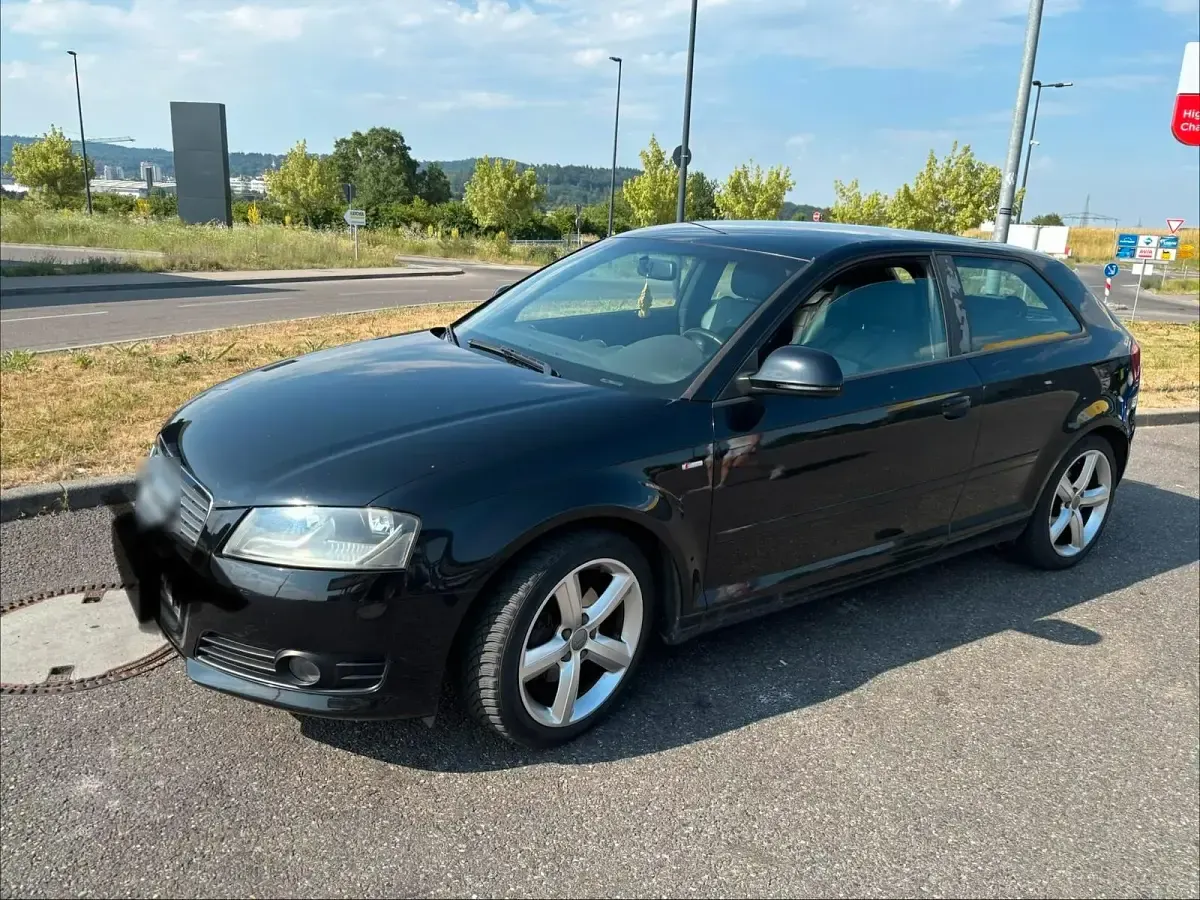 Gebraucht Audi A3 S-Line 105 PS (77 kW) 2008 Schwarz Kleinwagen