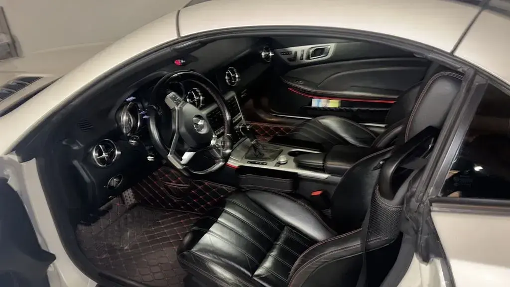 Gebraucht Mercedes SLK350 306 PS (225 kW) 2012 Weiß Cabrio