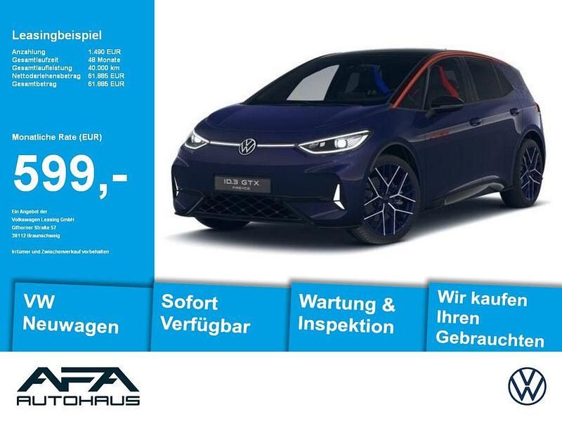 Schwarz Neu 2025 VW ID.3 GTX Kleinwagen | 61.885 € - Bild 1/4