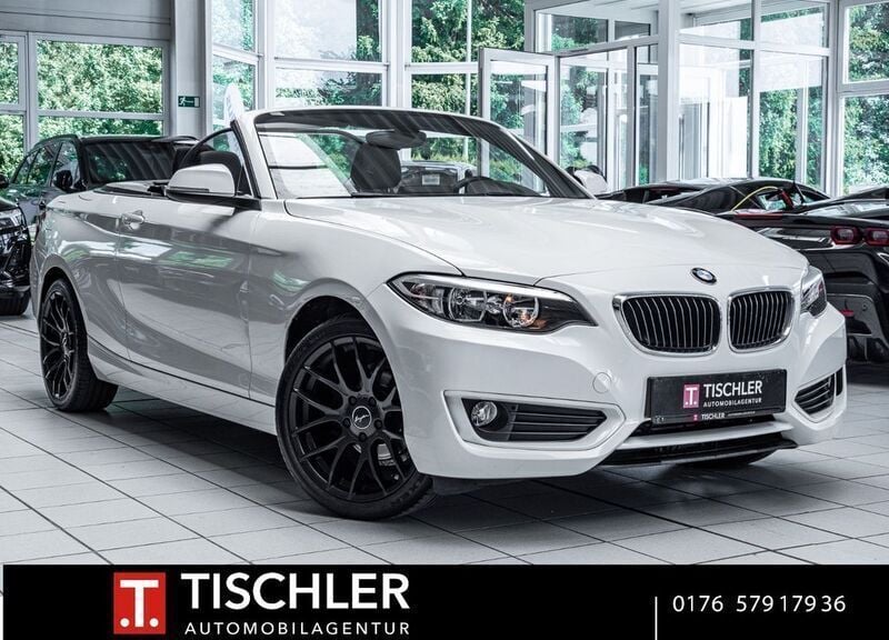 Weiß Gebraucht 2015 BMW 218 Advantage Cabrio | 14.480 € (Fairer Preis) - Bild 1/4