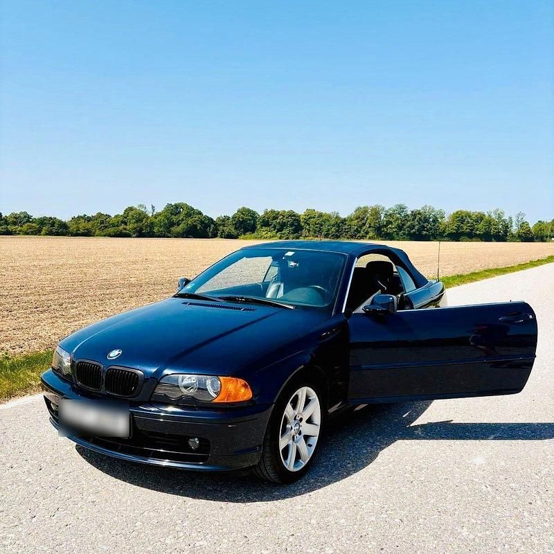 Blau Gebraucht 2000 BMW 323 Cabriolet Sport Line Cabrio | 6.900 € (Guter Preis) - Bild 1/4