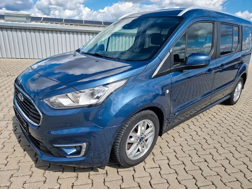 Gebraucht Ford Grand Tourneo Connect Titanium 120 PS (88 kW) 2018 Blau Van / Kleinbus