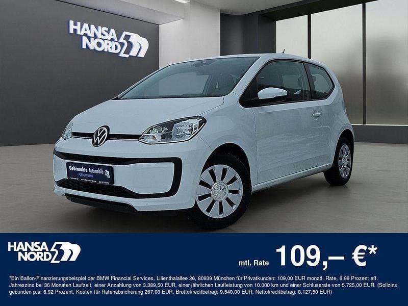 Gebraucht VW up! 65 PS (47 kW) 2021 Weiß Kleinwagen