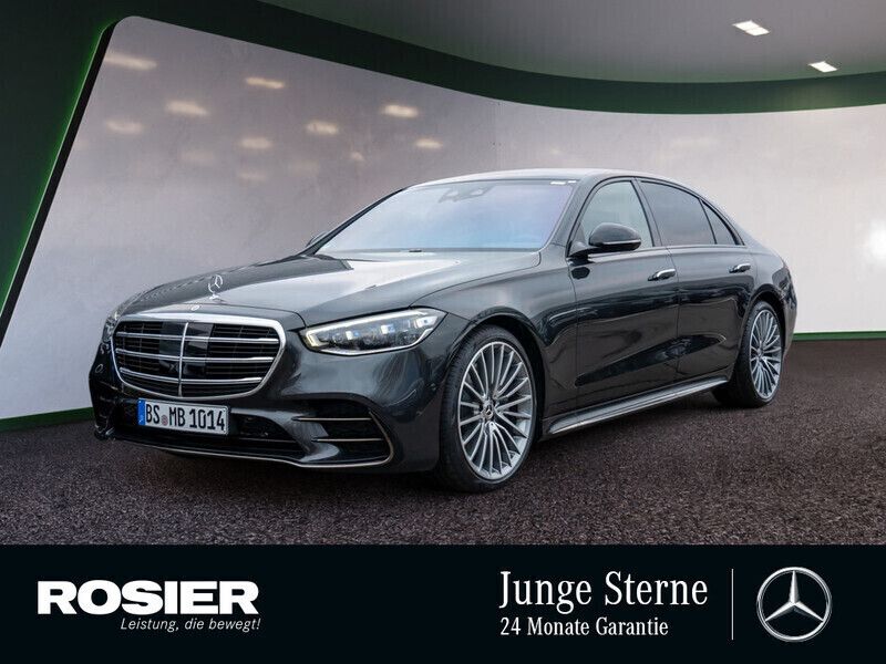 Grau / graphitgrau Gebraucht 2024 Mercedes S450 AMG line Limousine | 134.490 € - Bild 1/4