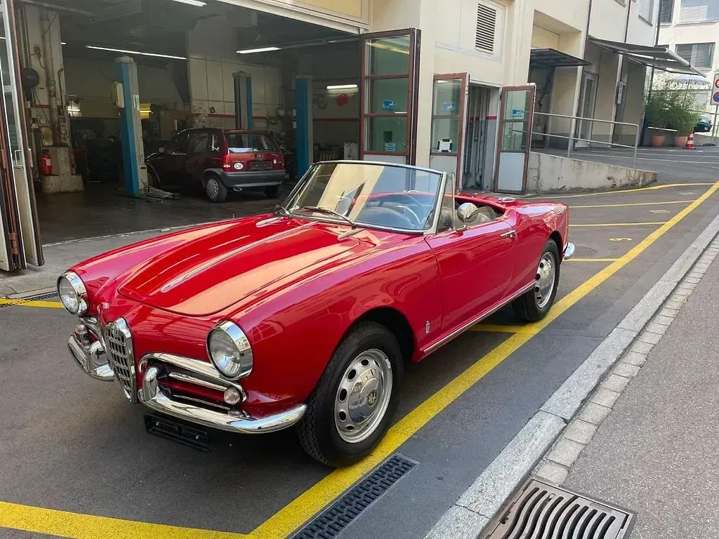 Gebraucht Alfa Romeo Giulietta Veloce 103 PS (75 kW) 1957 Rot Cabrio