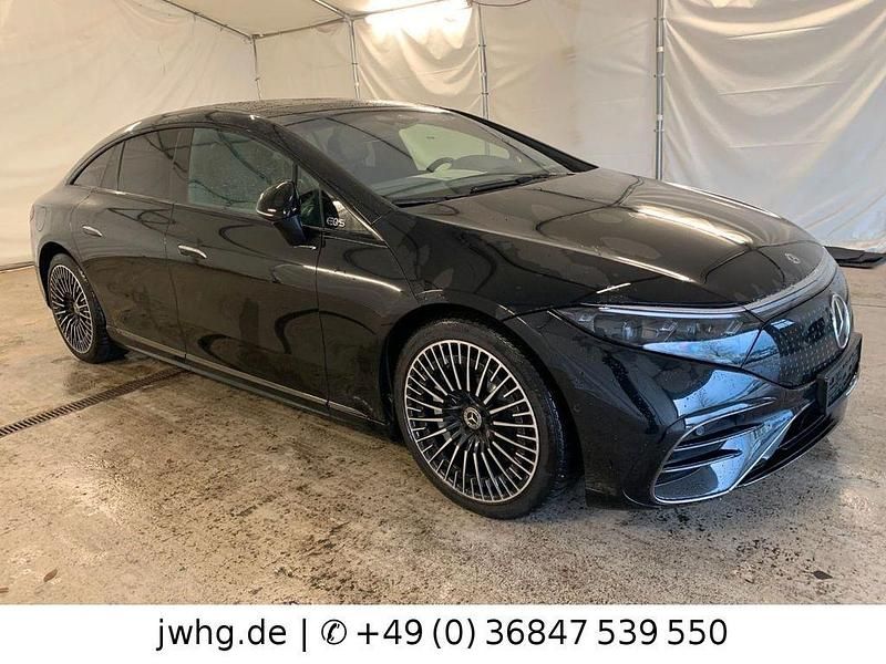 Gebraucht Mercedes EQS580 AMG 384 kW (523 PS) 2022 Obsidianschwarz (metallic) Limousine