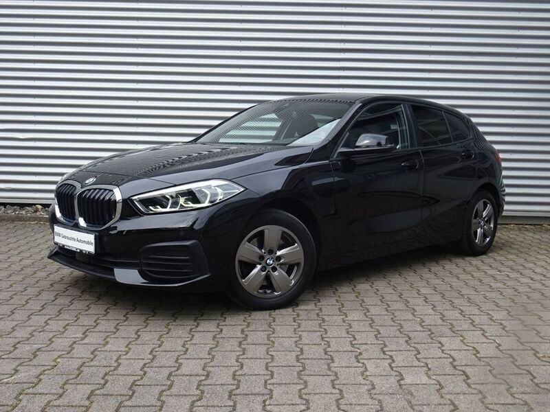 Schwarz Gebraucht 2021 BMW 118 Advantage Kleinwagen | 19.215 € (Guter Preis) - Bild 1/4