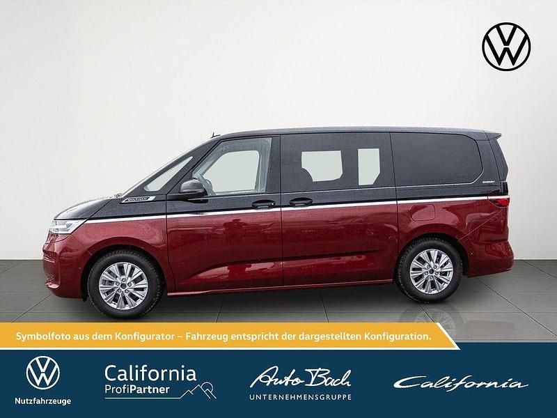 Neu VW Multivan 177 PS (130 kW) 2025 Deep black perleffekt/ fortanarot metall ic Van