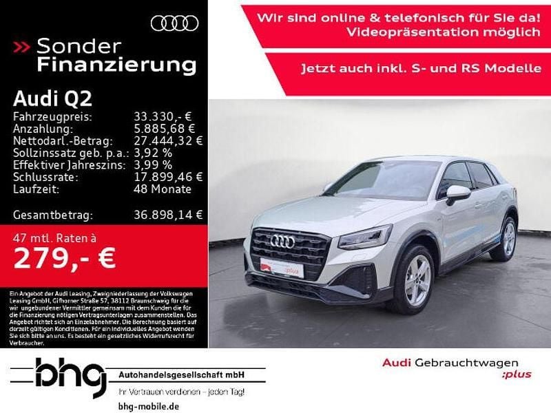 Tausilber metallic Gebraucht 2024 Audi Q2 S-Line SUV | 33.330 € (Fairer Preis) - Bild 1/4