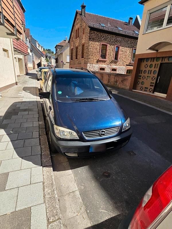 Gebraucht Opel Zafira 2002 Blau Van / Kleinbus