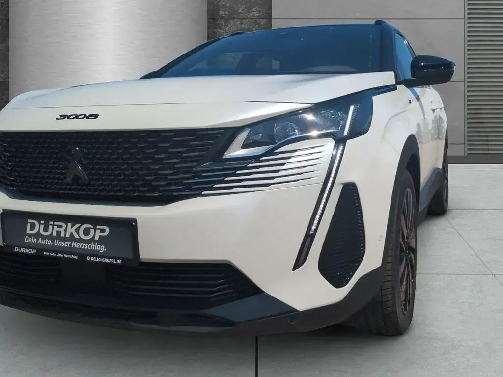 Gebraucht Peugeot 3008 GT 131 PS (96 kW) 2023 Lack weiss perlglänzend/metall SUV