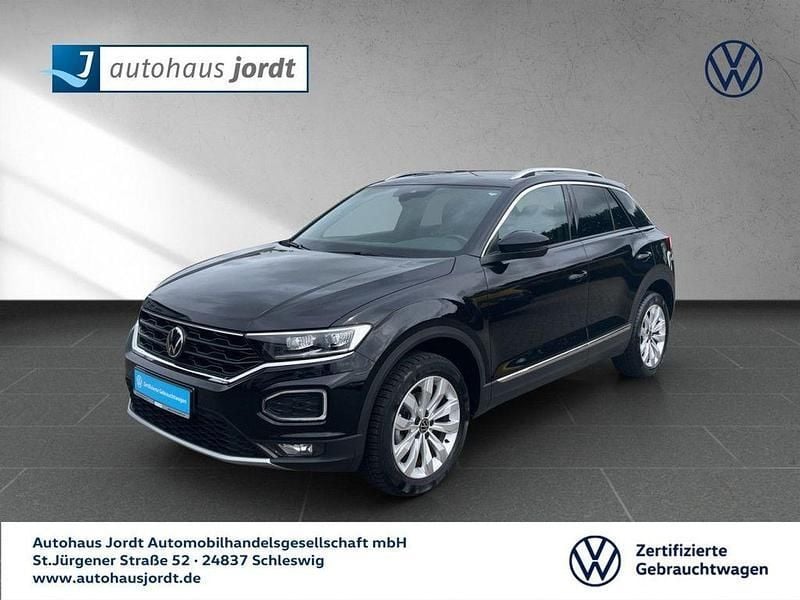 Schwarz Gebraucht 2021 VW T-Roc Sport SUV | 23.930 € (Superpreis) - Bild 1/4