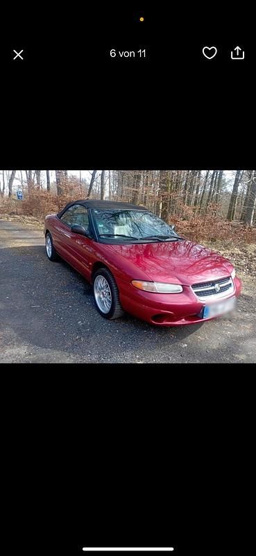 Gebraucht Chrysler Sebring Cabriolet 135 PS (99 kW) 1997 Rot Cabrio