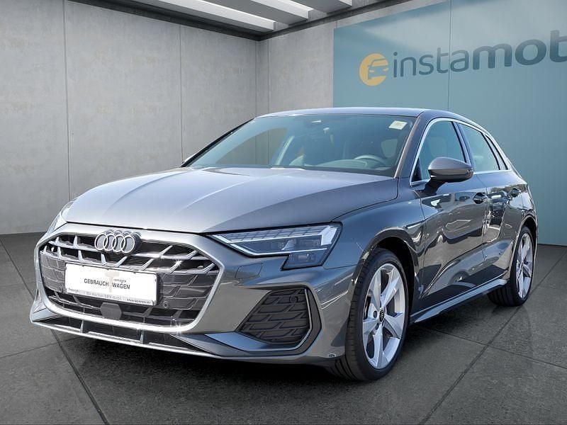 Grau Gebraucht 2024 Audi A3 S-Line Limousine | 35.099 € (Fairer Preis) - Bild 1/4
