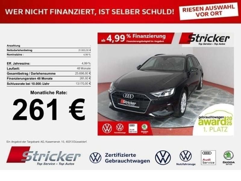 Gebraucht Audi A4 150 PS (110 kW) 2022 Mythosschwarz metallic (metallic) Kombi