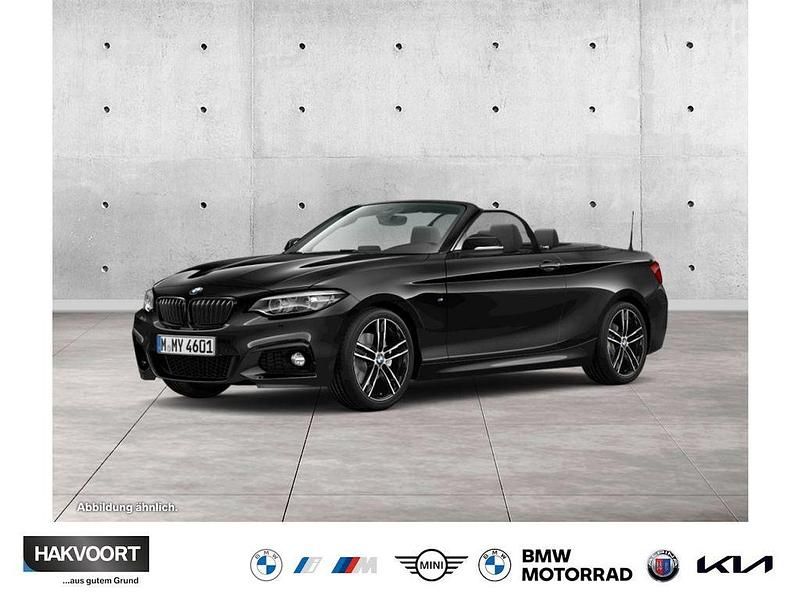 Black sapphire Gebraucht 2021 BMW 220 M Sport Cabrio | 29.990 € (Guter Preis) - Bild 1/4