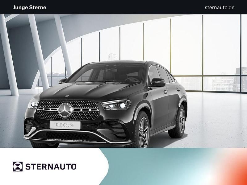 Metalliclack obsidianschwarz Gebraucht 2023 Mercedes GLE350e AMG line Coupé | 80.990 € (Teuer) - Bild 1/4