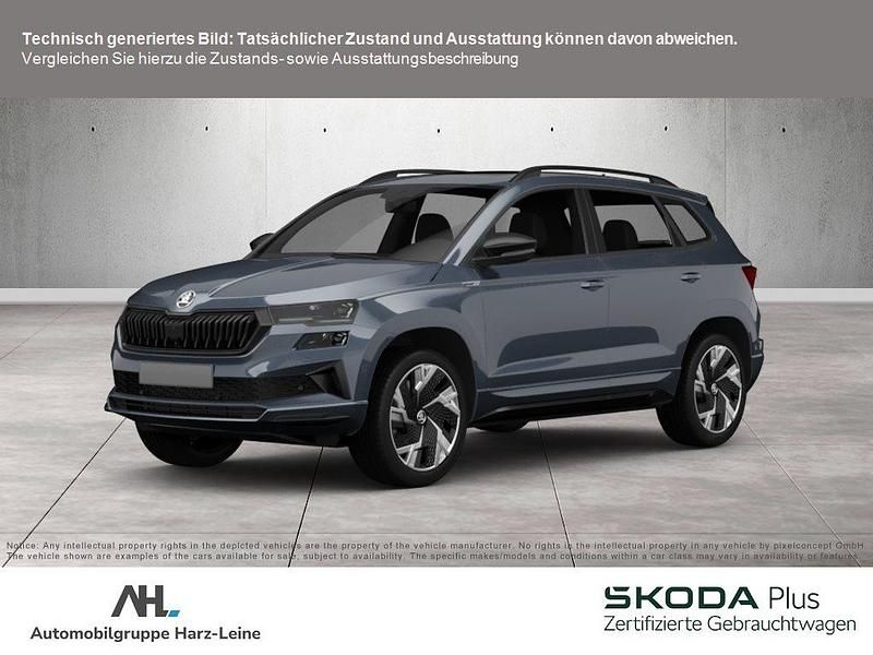 Grau Gebraucht 2024 Skoda Karoq SportLine SUV | 37.530 € (Teuer) - Bild 1/4