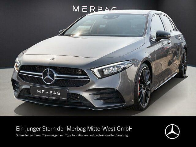 Lack mountaingrau Gebraucht 2021 Mercedes A35 AMG AMG line Limousine | 34.450 € (Guter Preis) - Bild 1/4