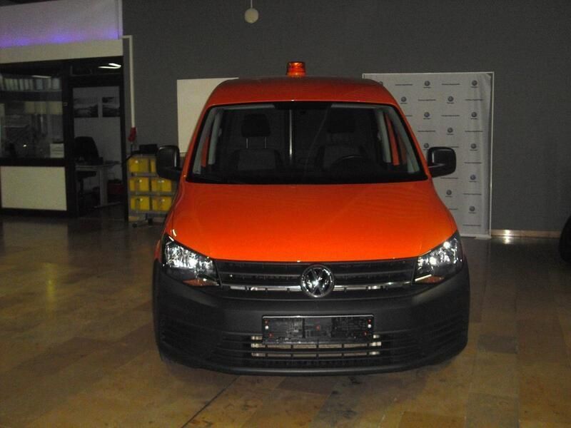 Gebraucht VW Caddy 75 PS (55 kW) 2019 Orange Van / Kleinbus