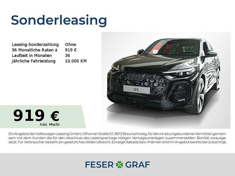 Mythosschwarz metallic Neu 2025 Audi Q5 Sportback Sport SUV | 77.358 € (Fairer Preis) - Bild 1/3