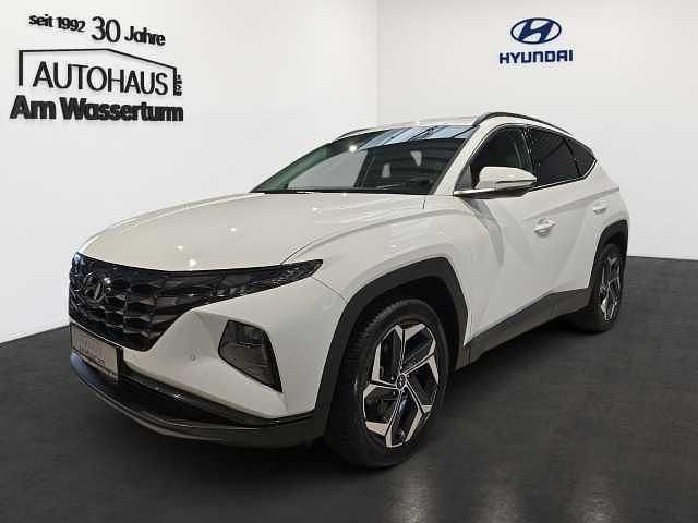 Atlas white / sol Gebraucht 2024 Hyundai Tucson Trend SUV | 28.799 € - Bild 1/4