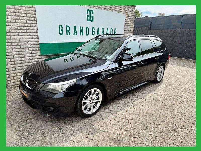 Schwarz Gebraucht 2008 BMW 530 M Sport Kombi | 6.649 € (Superpreis) - Bild 1/4