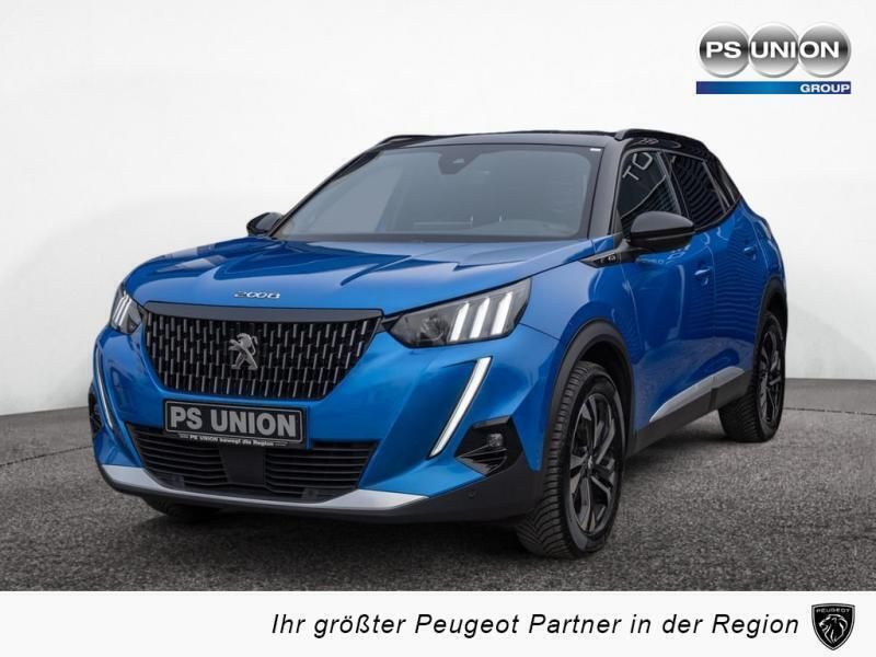 Blau / vertigo blau Gebraucht 2021 Peugeot 2008 GT SUV | 16.785 € (Fairer Preis) - Bild 1/4