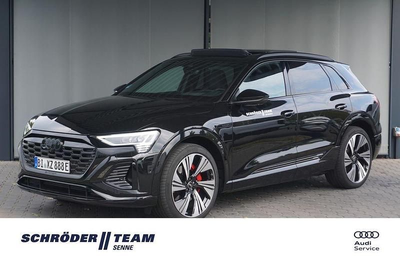 Schwarz Gebraucht 2023 Audi Q8 e-tron S-Line SUV | 86.980 € - Bild 1/4
