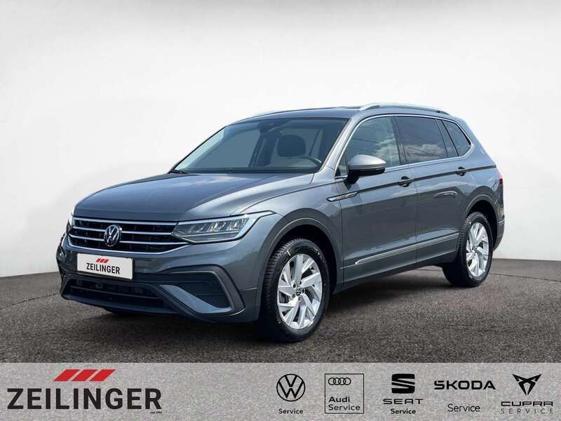 Grau Gebraucht 2024 VW Tiguan Allspace S SUV | 35.280 € (Superpreis) - Bild 1/4